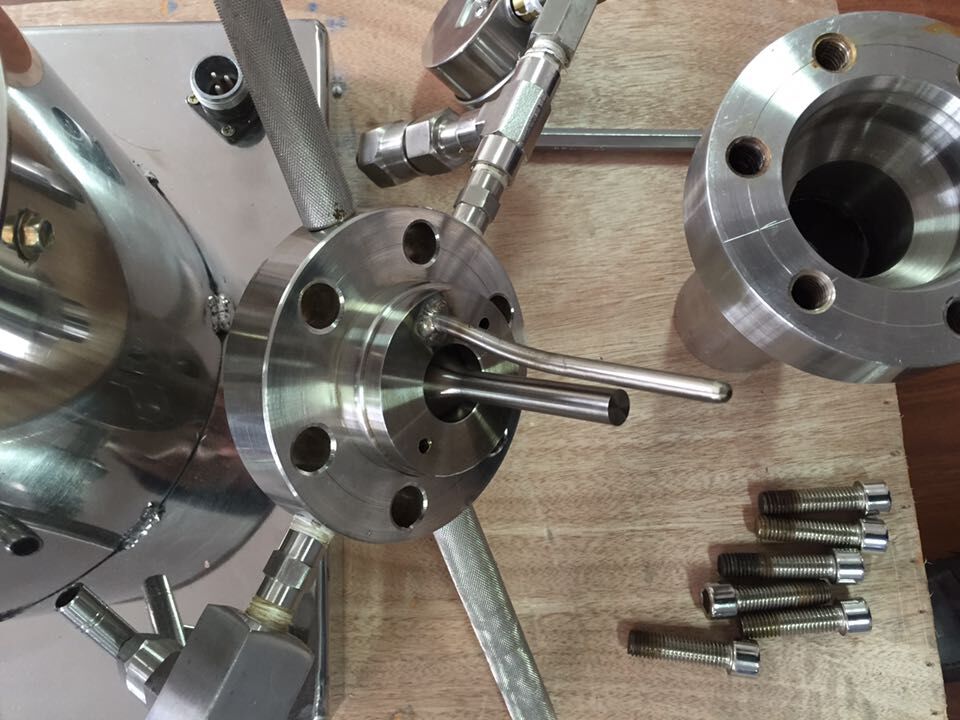 laboratory high pressure ultrasonic reactor system