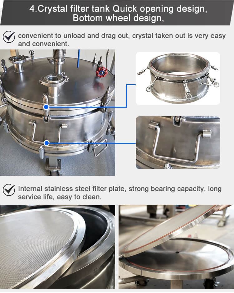 crystallization filter tank