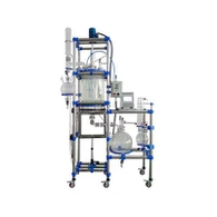 Double Layer Glass Reactor